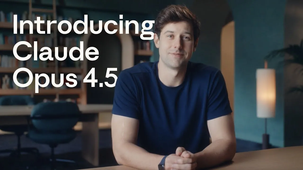 Anthropic Claude Opus 4.5 announcement video